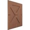 Ekena Millwork 19 5/8in. W x 19 5/8in. H Xander EnduraWall Decorative 3D Wall Panel Covers 2.67 Sq. Ft. WP20X20XACAC - alternate 5